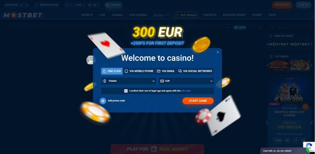 Informace o řešení Mostbet